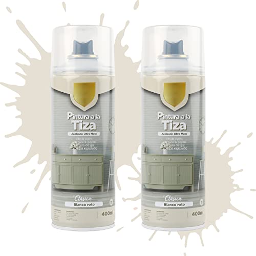 Etrexonline Pintura en Spray Ultra Mate a la Tiza Chalk Paint Spray Ideal para Metal Madera y Cerámica
