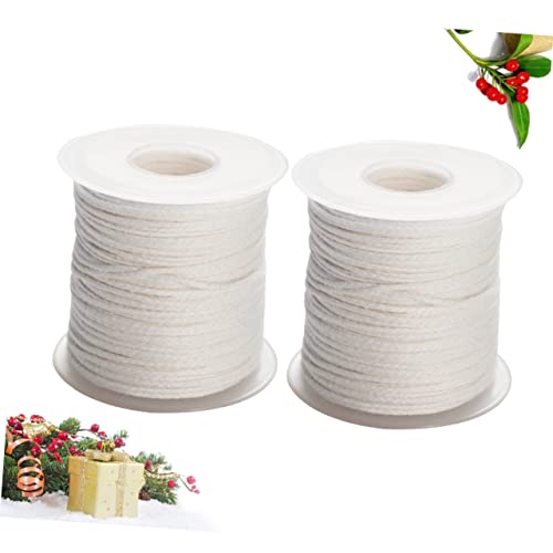 2 rollos de mechas trenzadas para hacer velas DIY miniatura 7