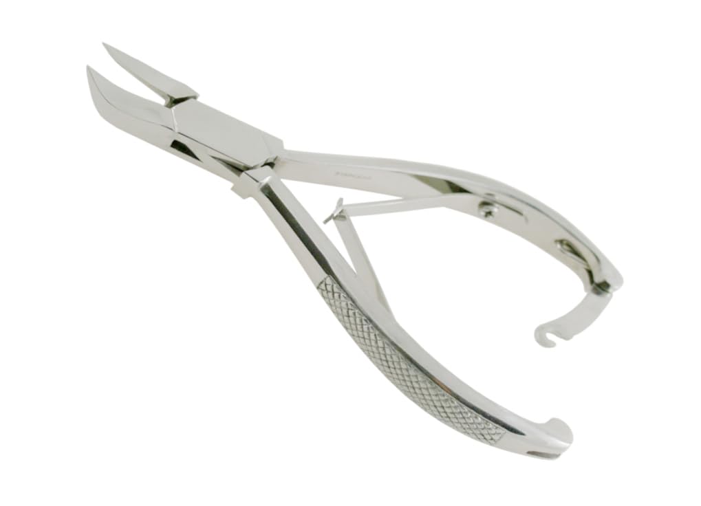 Nail Nippers 5.5” Concave Jaws Podiatry Clippers for Thick Toenails Stainless Steel Grooming Tools | MedixPlus