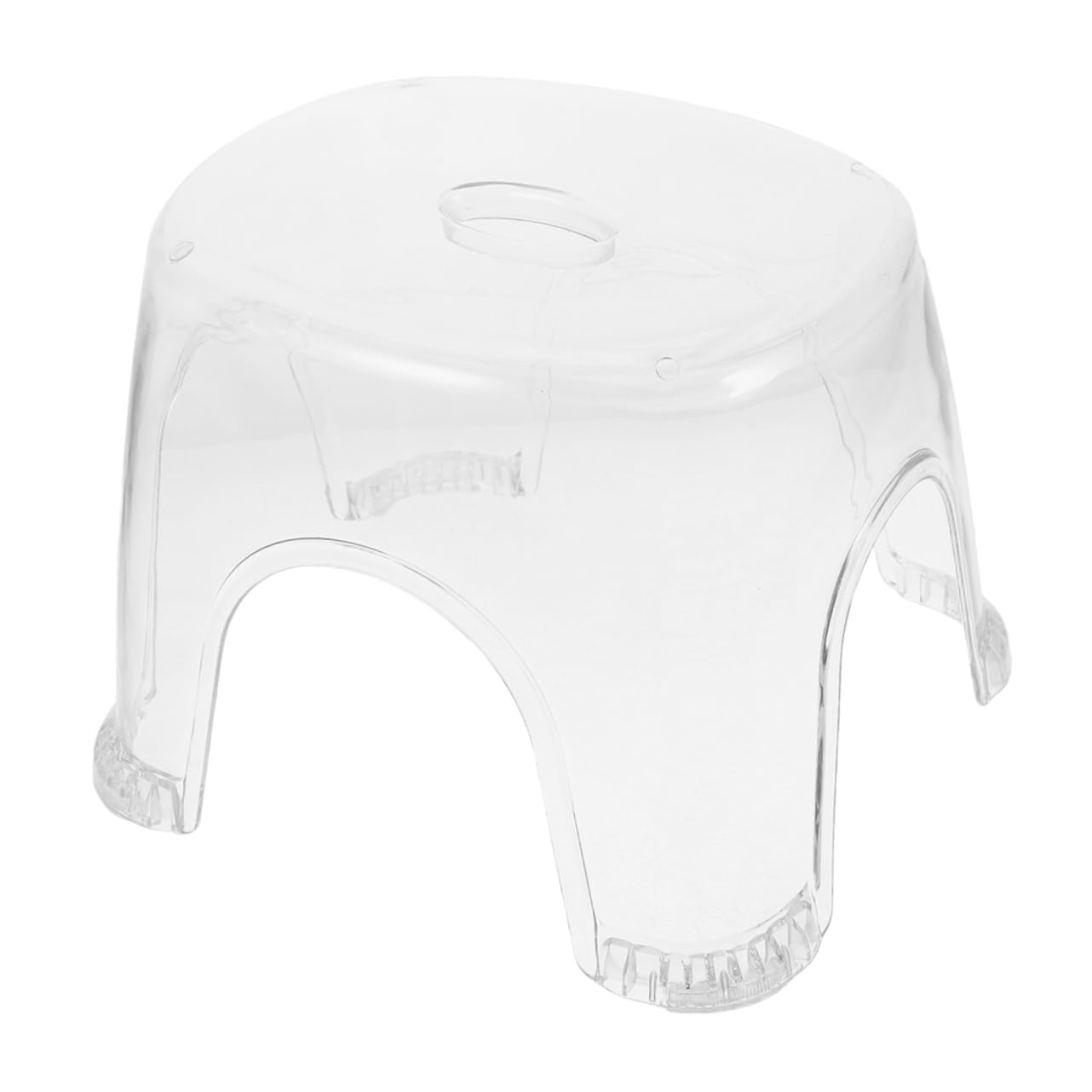 Tabouret de bain transparent antidérapant pour siège ergonomique de spa