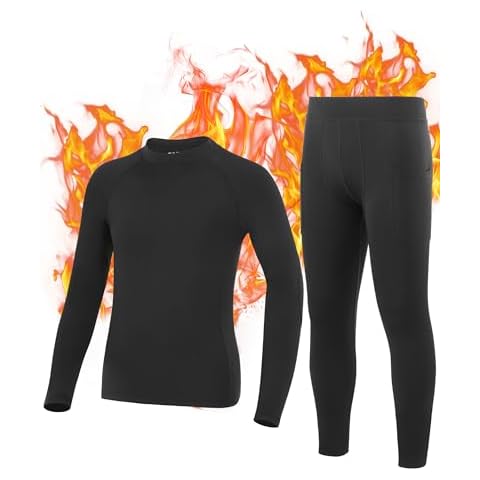 Roadbox Kids Thermal Base Layer Set for Winter Cover