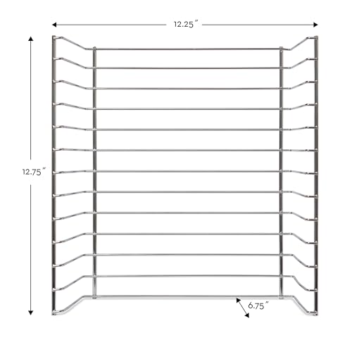 Melissa & Doug Multi-Fit Metal Wire Puzzle Rack 12 inches wide and 0.75 inches deep