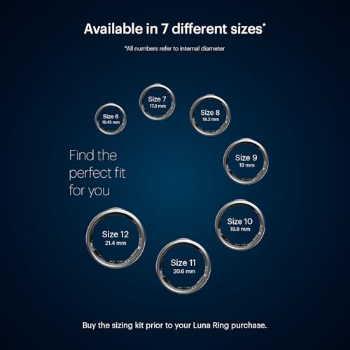 Image of Noise LUNA Ring (Buy Sizing Kit First) - Most Accurate Smart Ring, Track Sleep, Activity, Readiness, Stress, Menstrual Health And More - Upto 6 Days Battery - Size 6 - Rose Gold