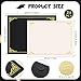 WSICSE 72 Pcs Certificate Kit, Includes 24 Pcs Black Certificate Holders & 24 pcs Letter Size Certificate Papers & 24 pcs Gold Foil Award Seals for 8.5 x 11 Inch Diploma Graduation Documents