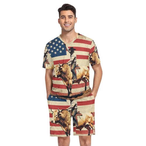 Camisas de pijama de rodeo vintage para noches cómodas en casa