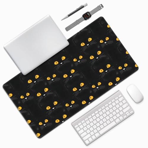 Tapis de bureau grand format avec bords cousus pour protéger votre table - 5