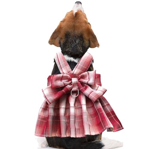 かわいい小型犬用首輪ハーネス、犬用ハーネスベストセット | 調節可能な蝶ネクタイ犬用ベストハーネス - 小型ペット犬猫用ペットリボン付き通気性犬用ベスト