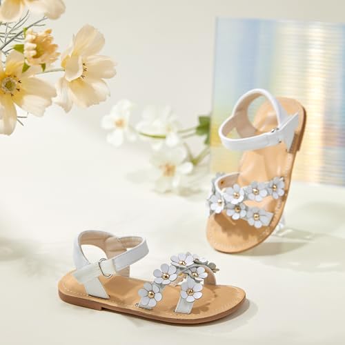 Image of GINFIVE Toddler Girls Sandals Girls Toddler Sandals Little Girls Kids Shoes