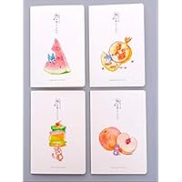 Paquete De 4 Cuadernos De Bolsillo A5 Papelería Estudiantil Línea De Auto Cuaderno Clase Cuaderno Diario Práctica Libro