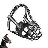 Notre museliere est fabriqué en silicone de haute qualité, fabriqué avec précision, sûr, doux et confortable à porter. Ses dimensions sont : circonférence de la bouche : 25-29 cm, longueur de la bouche : 10,5 cm. Veuillez mesurer la circonférence et la longueur du museau du chien avant d'acheter.