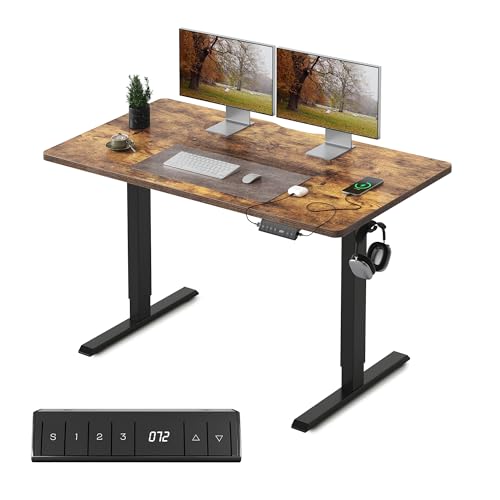FEZIBO Bureau Électrique Réglable en Hauteur avec...