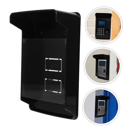 Veemoon máquina de controle de acesso noir Capa protetora para campainha tampa controle acesso escud