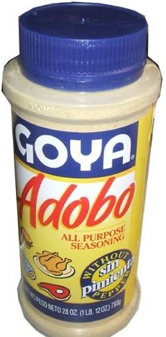 Goya Adobo Seasoning Without Pepper 28 Ounces (2 pack)