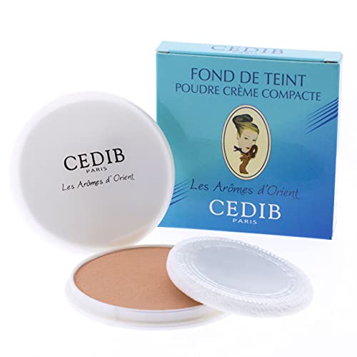 Cedib París, Maquillaje Polvo Crema Compacto, Fond De Teint Poudre Crème Compacte, Les Arômes D Orient, Qatar, 15 gr.