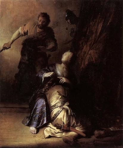 Lienzo de lona de Rembrandt Van Rijn de 60x90cm para vestir paredes vacías