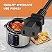 Pressure Power Cord Compatible with Crock-Pot 4 & 8 Quart Express Multicooker SCCPPC400-V1 & SCCPPC800-V1,3ft Power Cord Cable Replacement for Instant Pot,Rice Cooker,2 Pin /2 Prongs