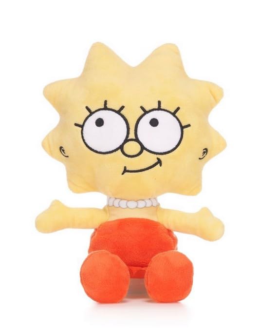 UKToyworld Lisa Simpson Plush 8" Simpsons Sister Soft Toy