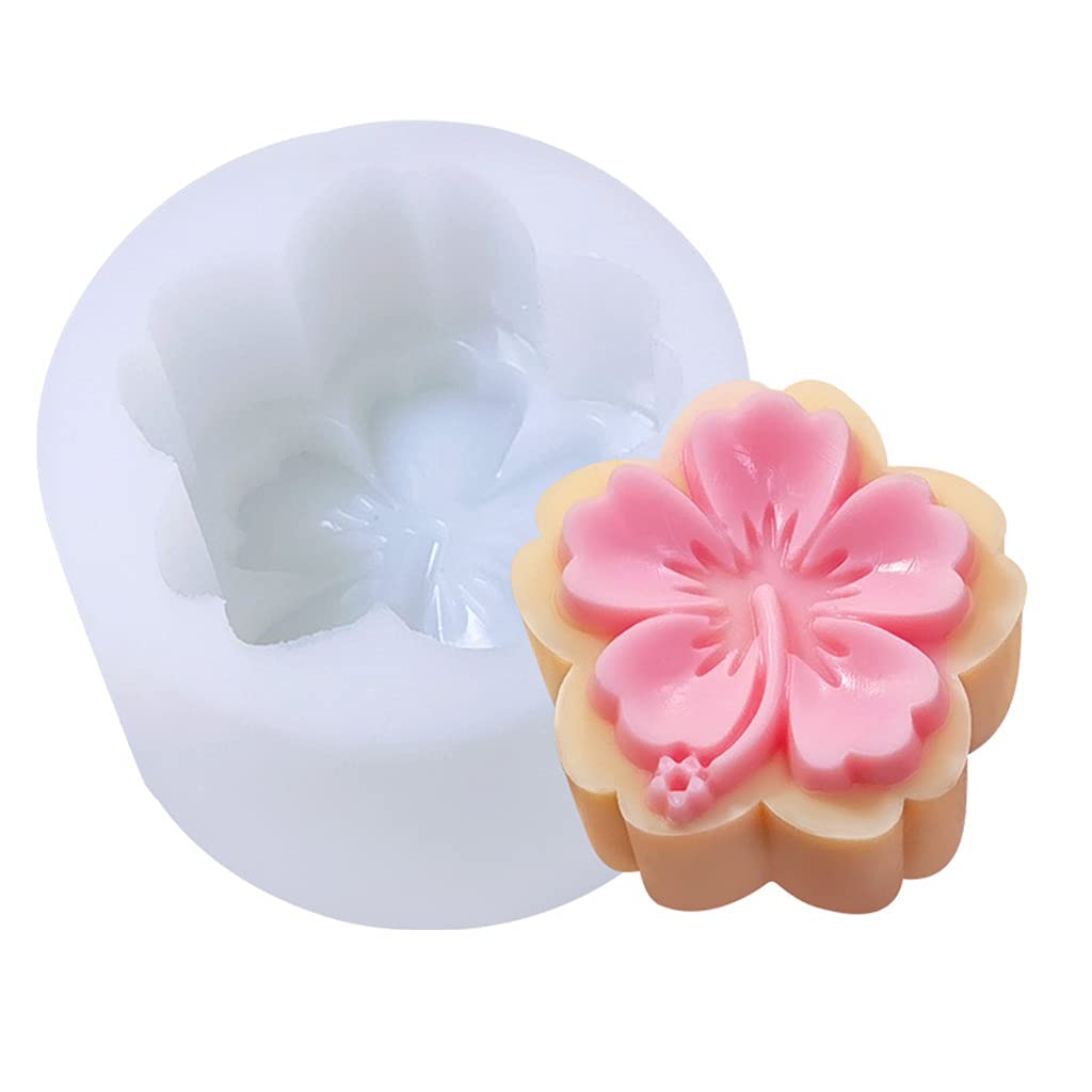 Yhplxyuus Chinese Silicone Mold for Creative Mung Bean Pastry Heart Baking Mold Soap for Silicone Fondant Molds for Cake Decorating Knit
