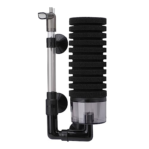 CURE(キュア) 水槽フィルター スポンジ シングル大 ろ過装置 吸盤 生物濾過 物理濾過 ダブルろ過 伸縮 浄水フィルター 水質改善 熱帯魚 魚飼育