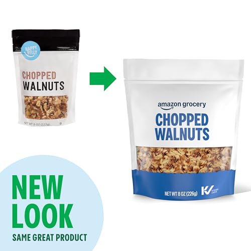 Image of Amazon Grocery, Chopped Walnuts, 8 Oz (Previously Happy Belly, Packaging May Vary)