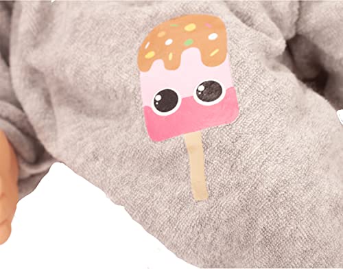 Gotz Maxy Muffin muñeca blanda de 42 cm con cabello castaño miniatura 4