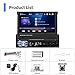 Radio de coche - Podofo 1 DIN Car Stereo GPS Navigation Receptor...