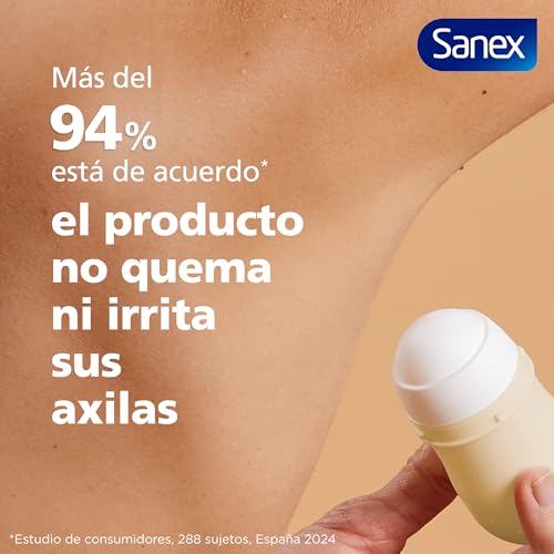 Miniatura 5 de Sanex Dermo+ Sensitive Desodorante Antitranspirante Roll-On 72 Horas Pack 6 x 50ml - Protección eficaz contra el sudor y el mal olor – Dermatológicamente testado – 0% alcohol* - Para piel sensible