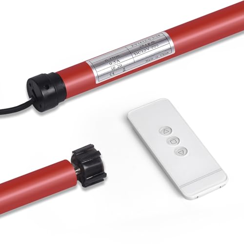 Rollerhouse RTS 12 V DC - Radio Controlled Tubular Motors for Electric Mini Roller Blind, compatibile con 21 mm e 25 mm