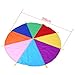 RiToEasysports Toy in Exterior Parachute for Children, 2 M in Diameter with 8 Handles, Ideal for Developing Teamwork Skills in Children
