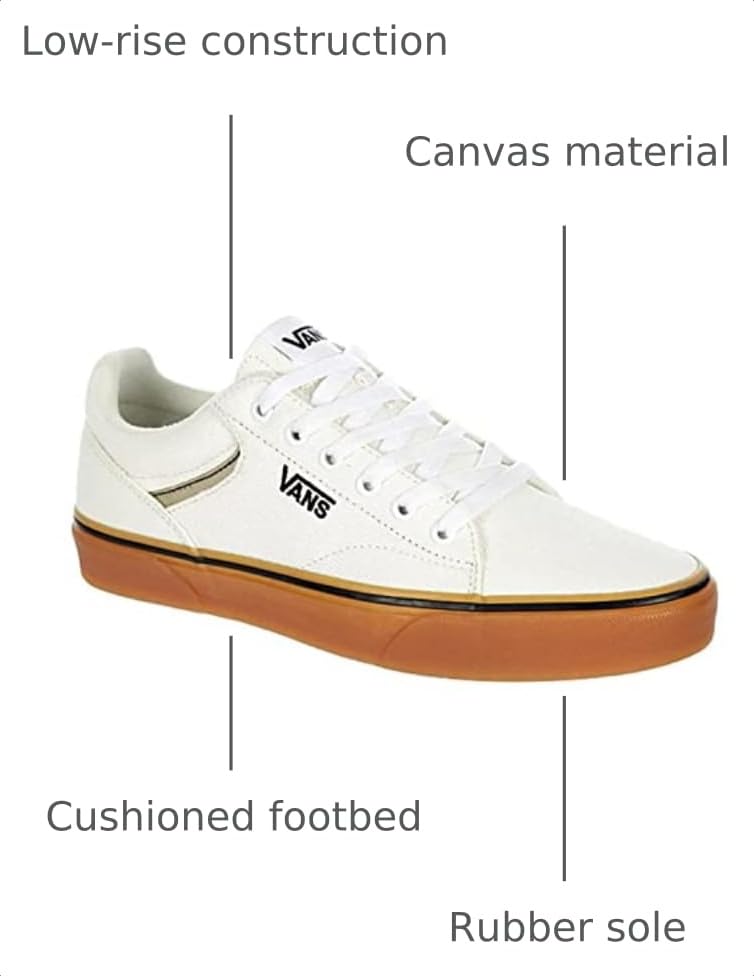 Image of Vans Mens SeldanSneaker | Retro Tennis Inspired Sneakers for Fashion, Work & Everyday Wear
