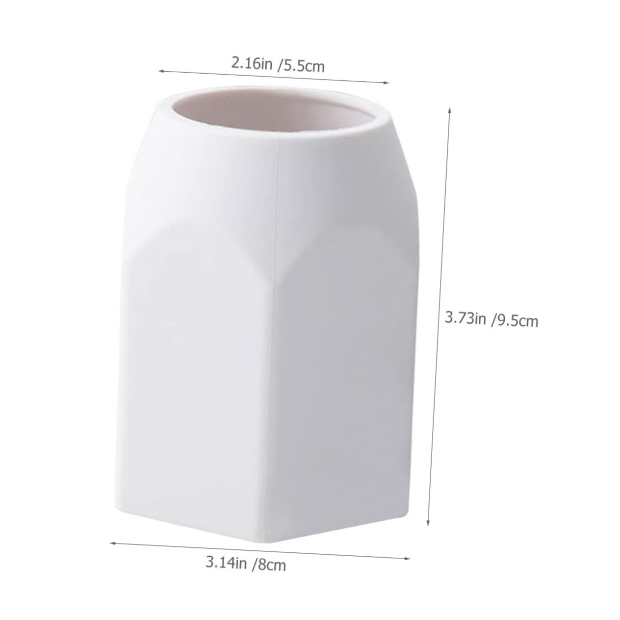 Tofficu 4pezzi Portapenne Silicone Per Organizer Scrivania Per e Cancelleria Per Design e Capacità Spaziosa Per Mantenere Ordinato Desktop