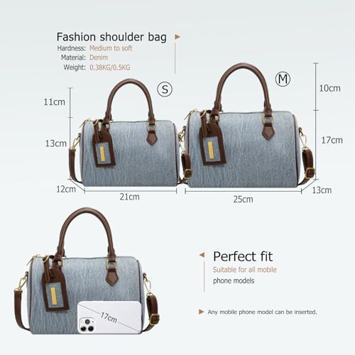 Bolso CORIOS de mezclilla para mujer elegante y versátil miniatura 3