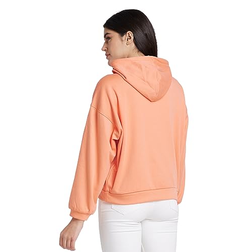 Image of Being Human Pink Long Sleeve Women's Hoodie Clothing