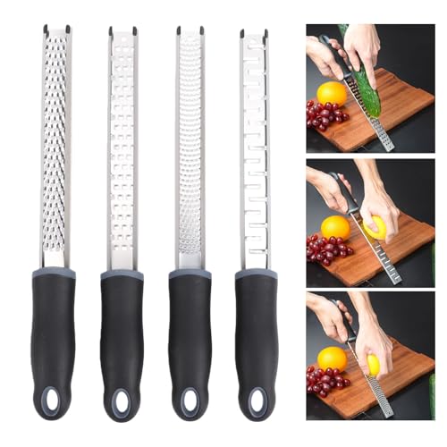 Set de ralladores Pssopp de acero inoxidable 4 piezas miniatura 3