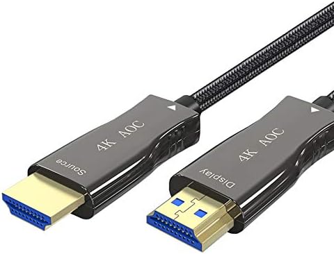 Aieloar 4K Fiber Optic HDMI Cable, High Speed 18Gbps 4K 60Hz 4:4:4 HDMI 2.0 Cable Support ARC HDR10 HDCP2.2 for Blu-ray/TV Box/ 4K Projector/Home Theater（10M/30FT）