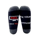 MBMSO Computer Programmer Socks Geek Gifts 2 Pairs No I Will Not Fix Your Computer Science Socks...