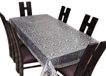 Solid Transparent PVC Table Cover – Golden Border, 6-Seater, Table Cover_021_Silver-image-36