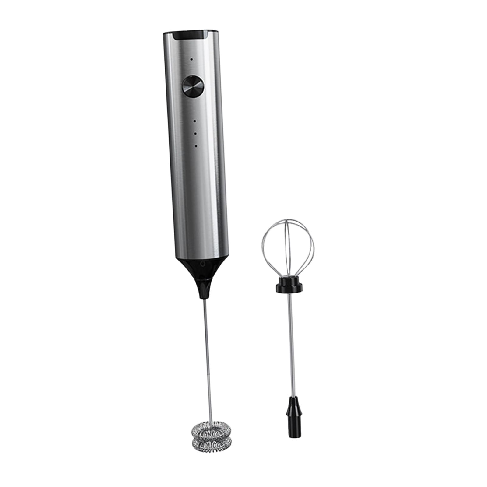 Linvimia Electric Milk Frother Whisk with Metal Heads 500mAh Rechargeable Battery Suitable for Coffee Cream and Baking Recipes Multifunctional Electric Whisk