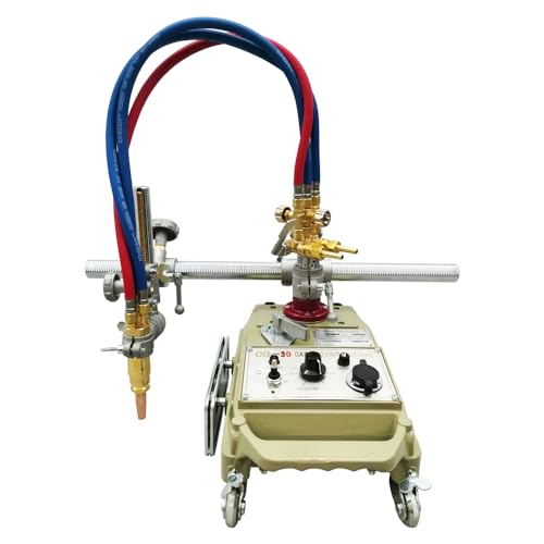 HayWHNKN Torch Track Burner Portable Torch Gas Cutting Machine Flame Cutting Track Torch Cutter 110V CG1-30CB with One 5.9ft Track