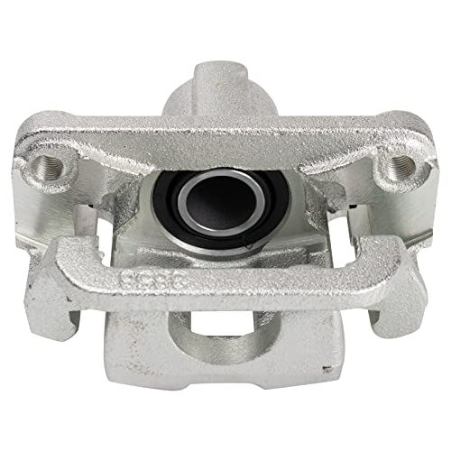 Image of TRQ Rear Right Brake Caliper w /Bracket Passenger Side | For 2013-2021 Nissan Leaf 2014-2020 Rogue 2017-2022 Rogue Sport