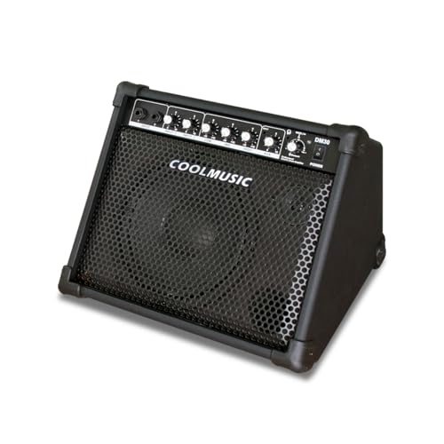 Coolmusic Drum Amplifier 30W, Wireless Electric Drum...