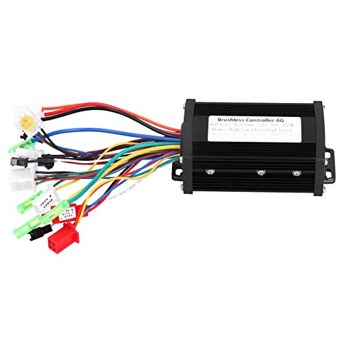 Controlador de motor, controlador, sin escobillas para scooter eléctrico Piezas de scooter eléctrico Capacidad de escalada fuerte Bicicleta eléctrica(24 V-48 V, Tipo de torre inclinada de Pisa) Cover