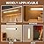 Under Cabinet Lighting Wireless, LED Under Counter Lights for Kitchen 2400mAh, Motion Activated Under Cabinet Lights with 3 Color Temps, USB Rechargeable Indoor Kitchen Fixtures (2 Pack, 12 inches)