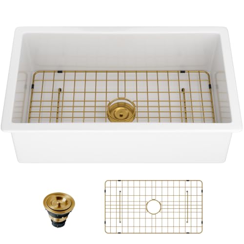Lordear 30-Inch Fireclay Porcelain Sink