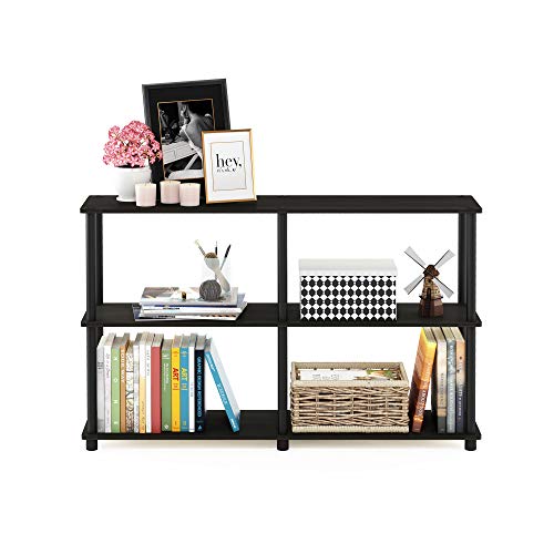 Furinno-Turn-N-Tube-3-Tier-Double-Size-Storage-Display-Rack-EspressoBlack