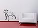 Staffordshire Bull Terrier Staffie Staffordshire Bull Terrier Chien Autocollant Mural Décoration - Doré Mat