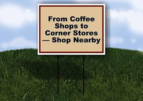 Patriotic 18x24 Yard Sign with Stand