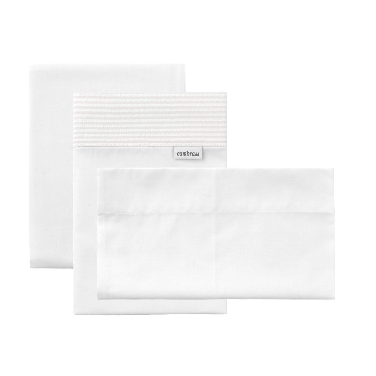 Cambrass Juego Sábanas Cuna Regent Crema 60x120 cm 3 Pzs