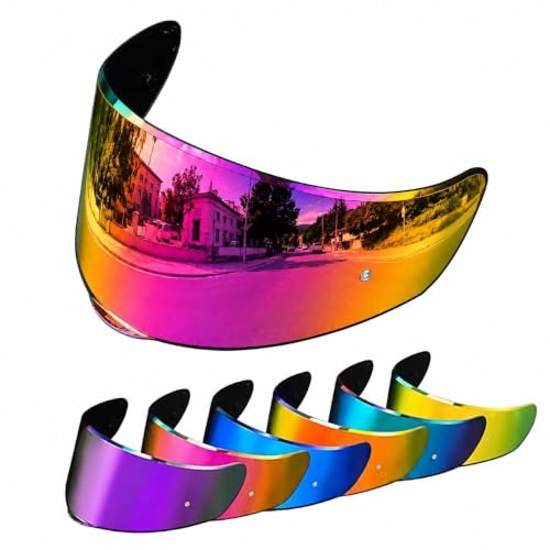 Image of PSLER Sedici Strada 2 Visor - Sedici Strada 2 and Strada 3 Face Shield Motorcycle Helmet visor Accessories Replacement for LS2 FT2 VECTOR Sedici Strada 2 Strada 3 FF801 FF397,Deep Rose Red
