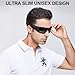 OhO Smart Glasses,Polarized Sunglasses with Bluetooth Speaker,Athletic/Outdoor UV Protection and Voice Control,Unisex(Grey Lens)